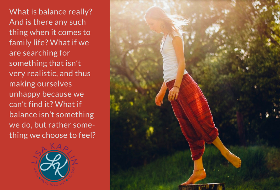 Work/Life Balance? What Are We Really Striving For?