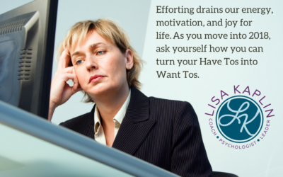 Efforting or Not for 2018