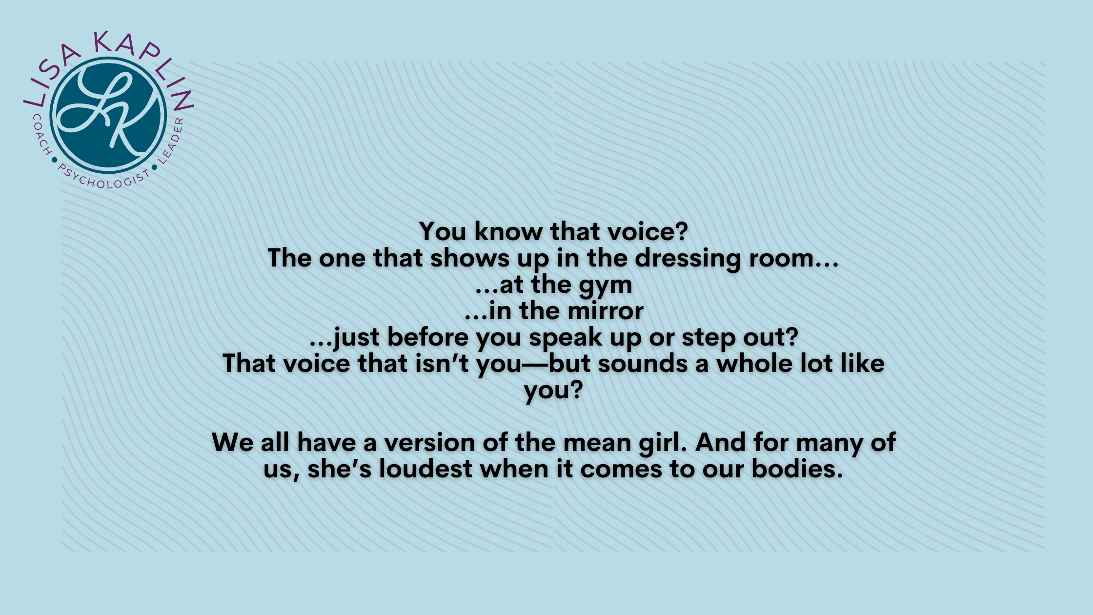 The Mean Girl and The Bathing Suit