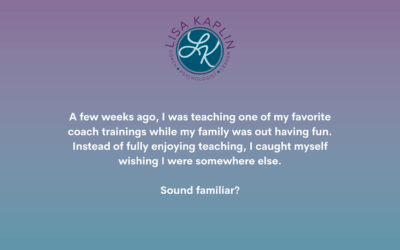 When FOMO Keeps You From Enjoying the Moment