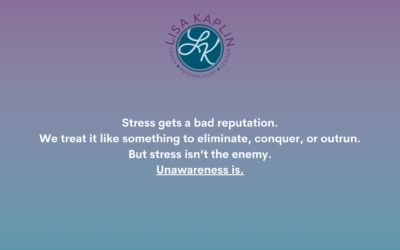 Stress Is Not The Enemy