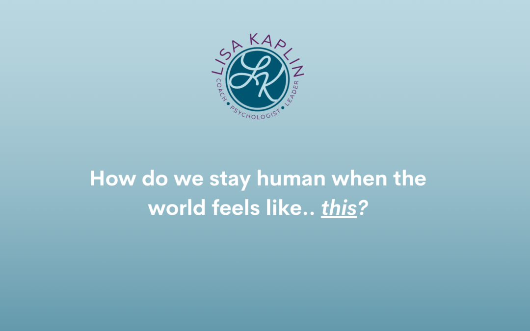 We’re Living Our Lives While the World Feels Like It’s Falling Apart